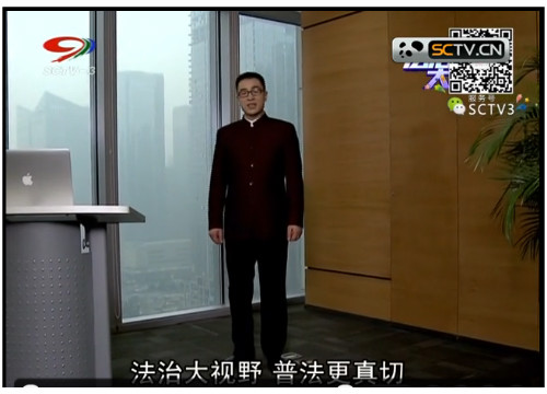 化妝學(xué)員受邀為《法制大視野》欄目化妝